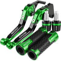 For Kawasaki Z500 Ninja 500 Ninja500 Z 500 2024 2025 Motorcycle Accessories Adjustable Brake Clutch Levers Handlebar Grips Ends