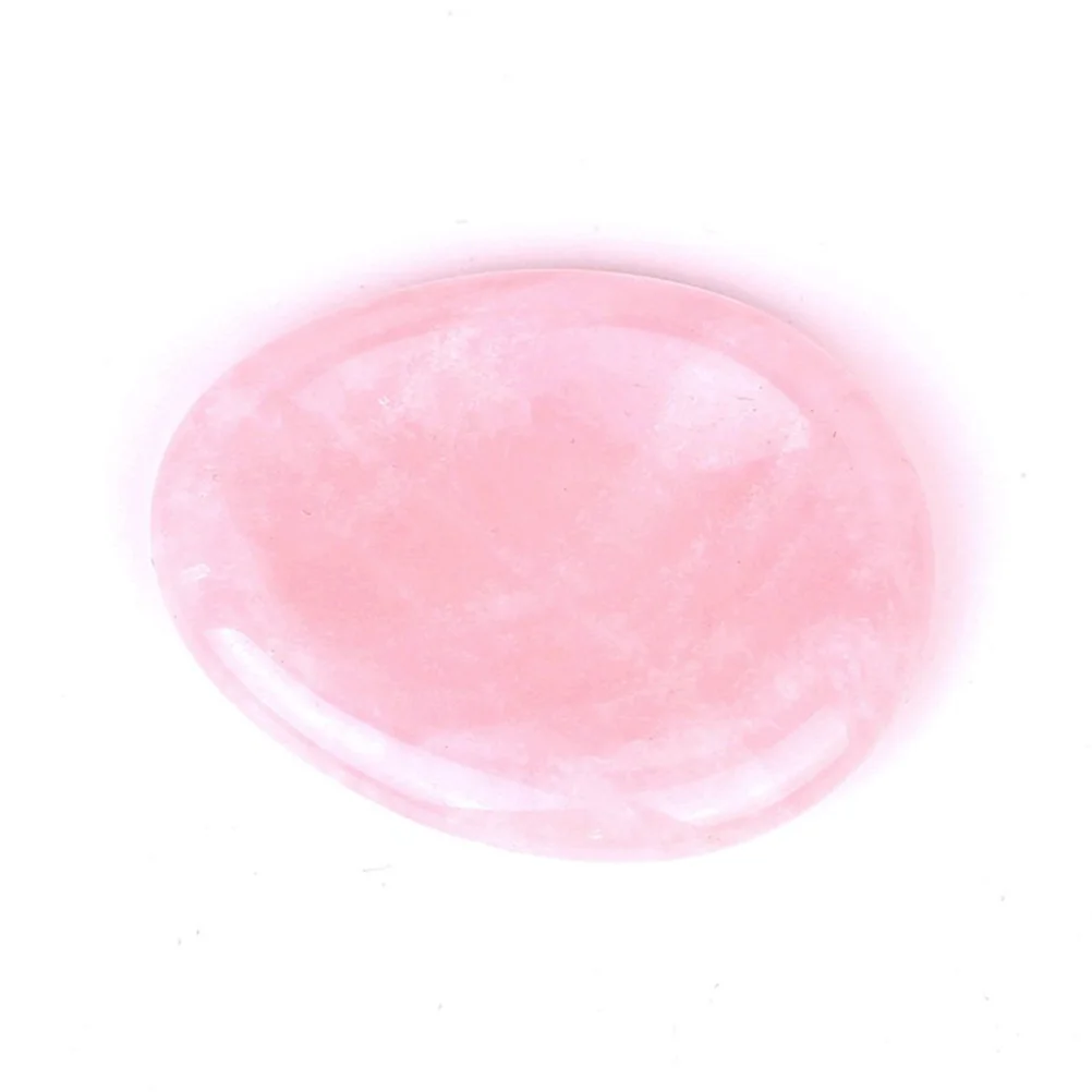 Roze Jade Massagebord Gemakkelijk vast te houden Statische gezichtsnek Terug Spa Care Tool Board Fysiotherapie Massager