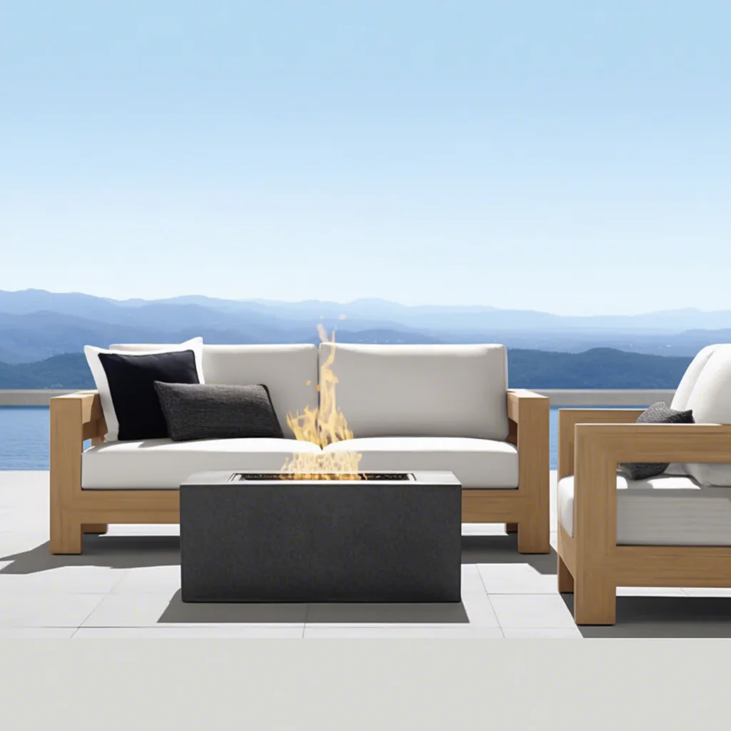 Modern Luxury Teak Wood Rattan Outdoor Furniture Set for Living Room Bedroom Farmhouse Living Dining Courtyards Hotels Villas