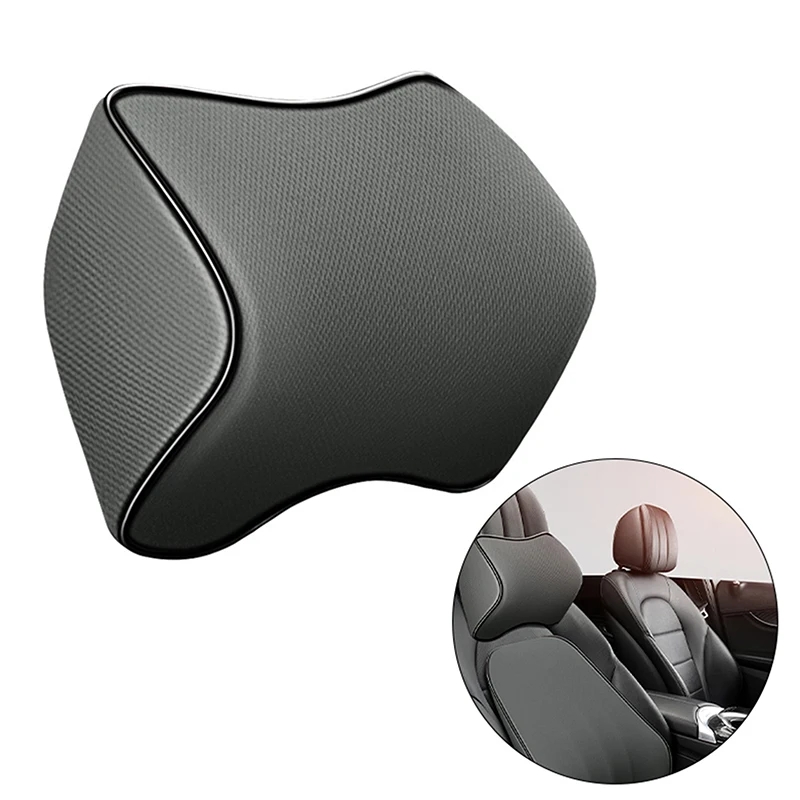 Car Headrest Neck Pillow Auto Car Neck Cushion Memory Foam Breathable Head Support Neck Rest Protector Automobiles Interior