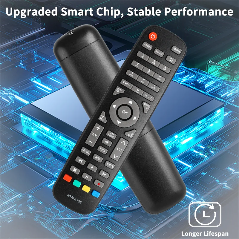 Control Remoto HTR-A10E para Haier, Compatible con Televisores LCD LED Haier LC32K6000T LE32N1620 LE24K6000S LE32K6000S LE32K6000T