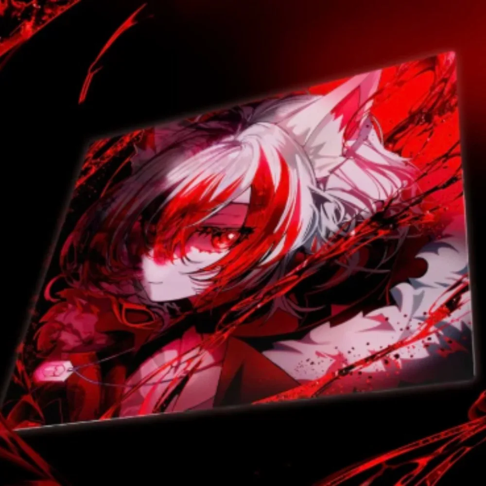 Tempered Glass Mouse Pad Customized for Fps Dedicated Mouses Pads Anime Esports Gaming Gifts Mechanical Keyboard Accessories