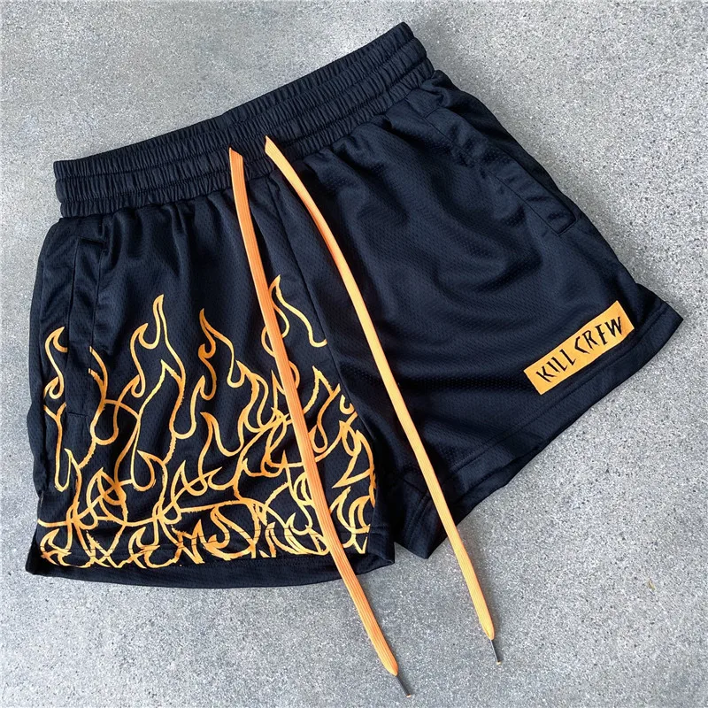 2024 New Summer Shorts Men\'s Three-point But Knee Sports Casual College Boys With Breathable Quick-drying Basketball Pants