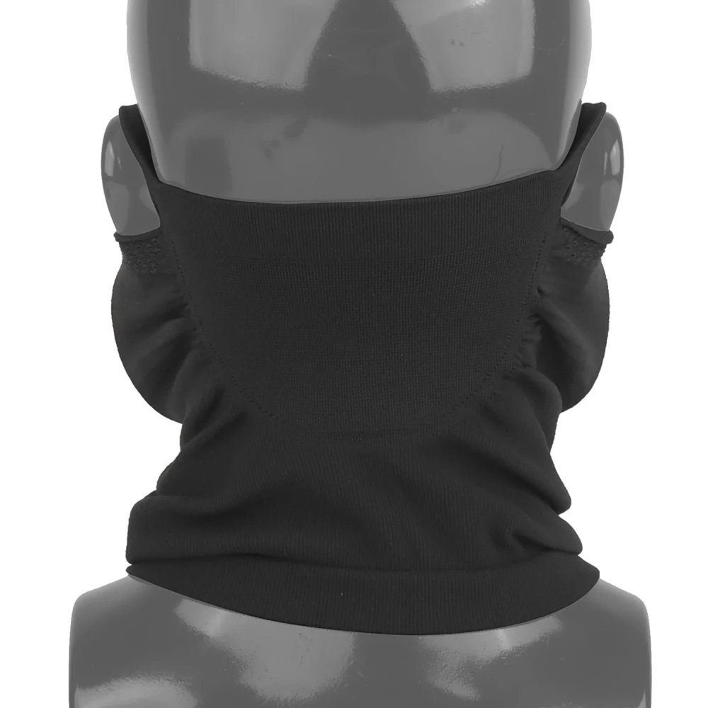 Tactical Protective Steel Mesh Half Face Mask Breathable Knit Neck Gaiter for Wargame Shooting