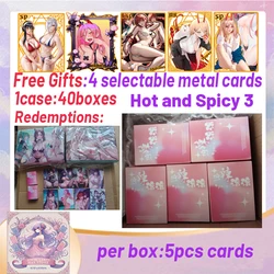 2024 Newest Hot and Spicy 3:Flower Love Goddess Story Collection Card  Waifu Swimsuit CCG ACG TCG World Trading Hobbies Gift