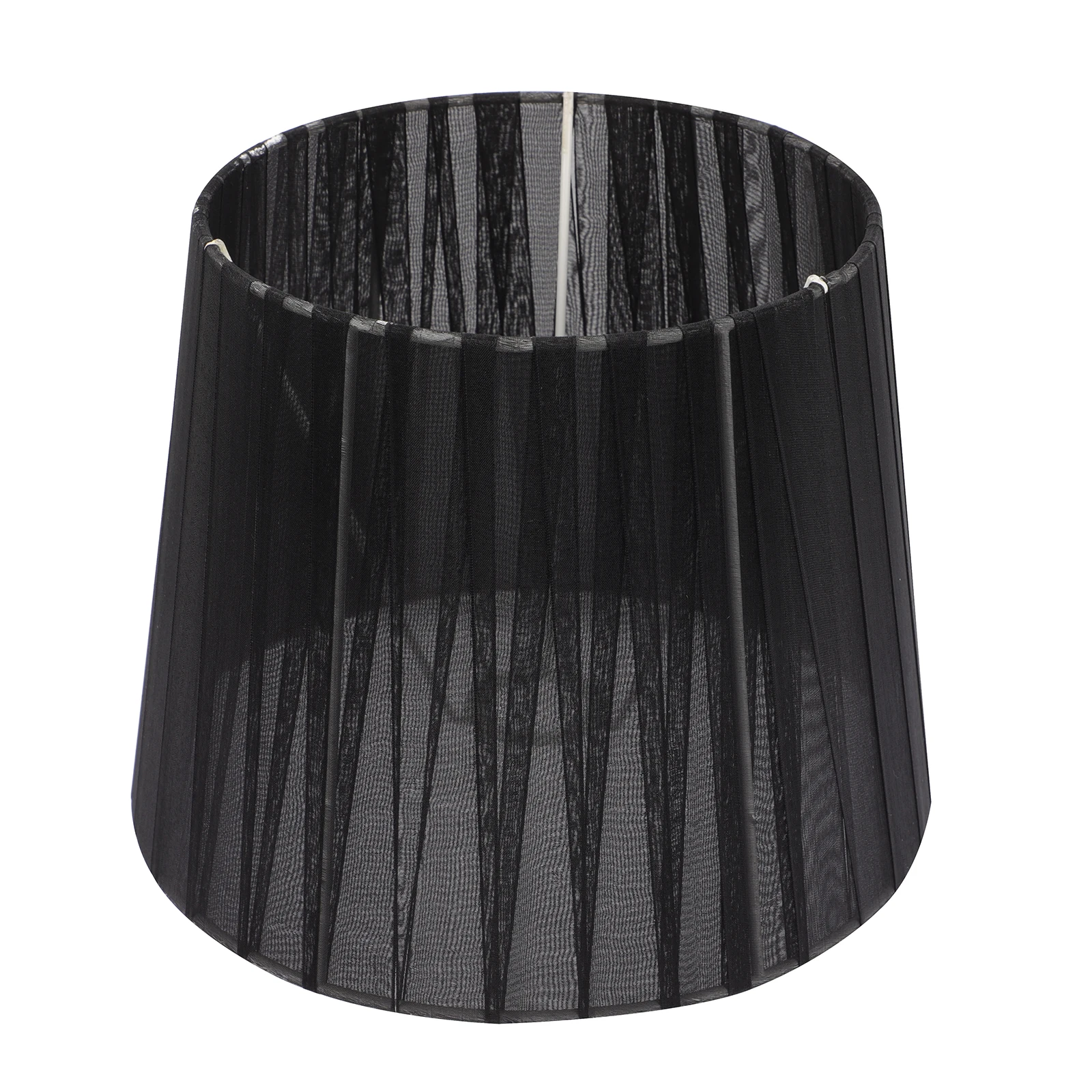 

Chiffon Iron Lampshade Modern Desk Light Bulb Shades Barrel Small Table Lamp Shades Home Bedroom Study Hotel Lighting