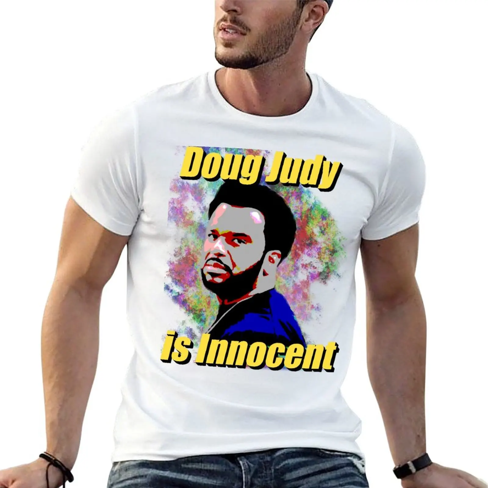 

100% men Innocent Doug vintage t for T-Shirt graphic t is shirts t Judy man cotton for shirt shirts cotton man
