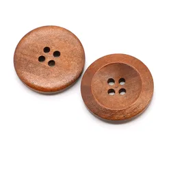 10pcs 18mm Round Wooden Buttons DIY Apparel Clothing Sewing Decorative Buttons Scrapbooking Buttons For Clothing