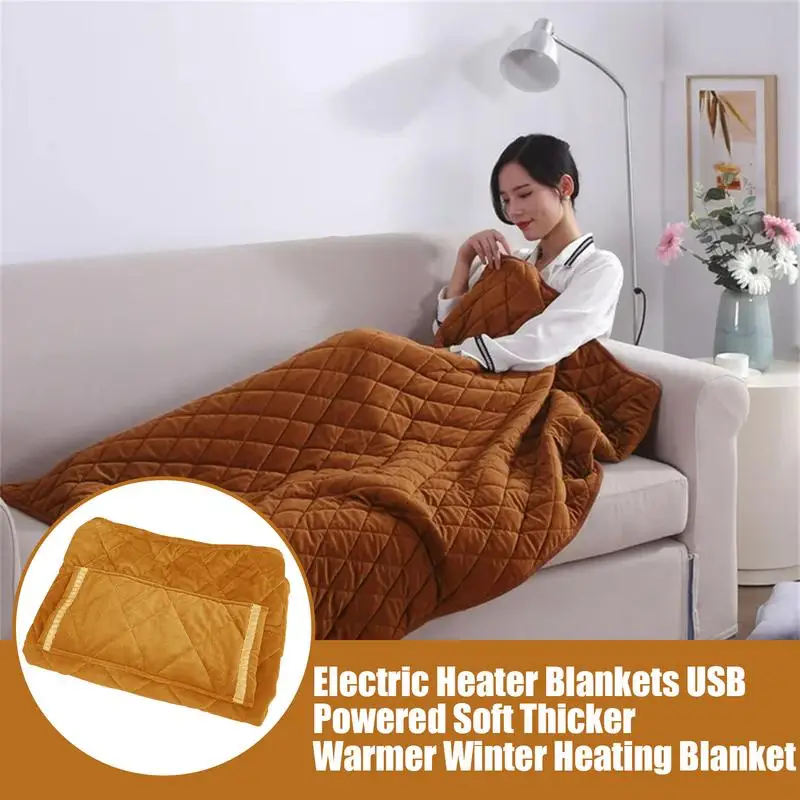 Manta eléctrica inalámbrica Terciopelo cristalino lavable 45 ℃ Manta eléctrica de temperatura constante para el calor del hogar de invierno