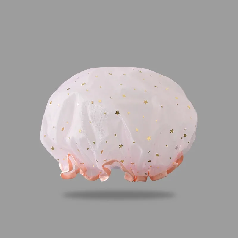 Luxury Women's Reusable Shower Cap Bonnet