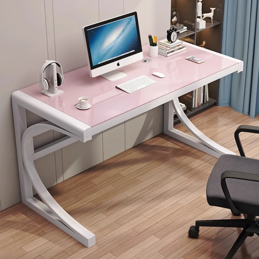 

Computer Desk Home Student Study Table Simple Modern Writing Desk Gaming Desk Bedroom Metal Table Escritorio Office Furniture