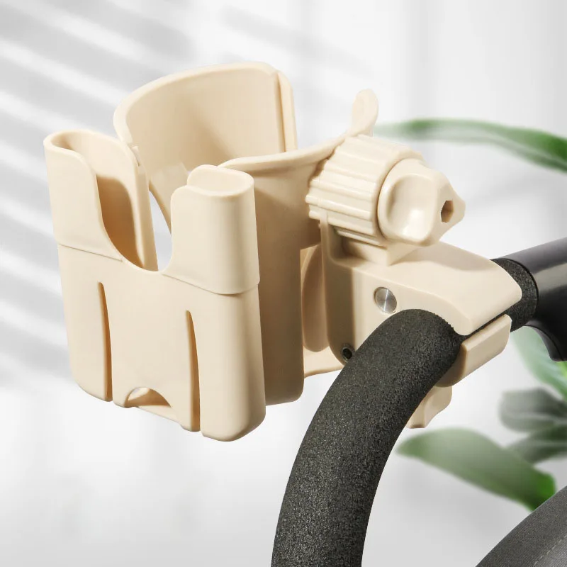 Phone Cup Holder for Baby Carriage 360 Rotate Coffee Milk Water Bottle Support Adjustable Baby Pram Stroller Accessories