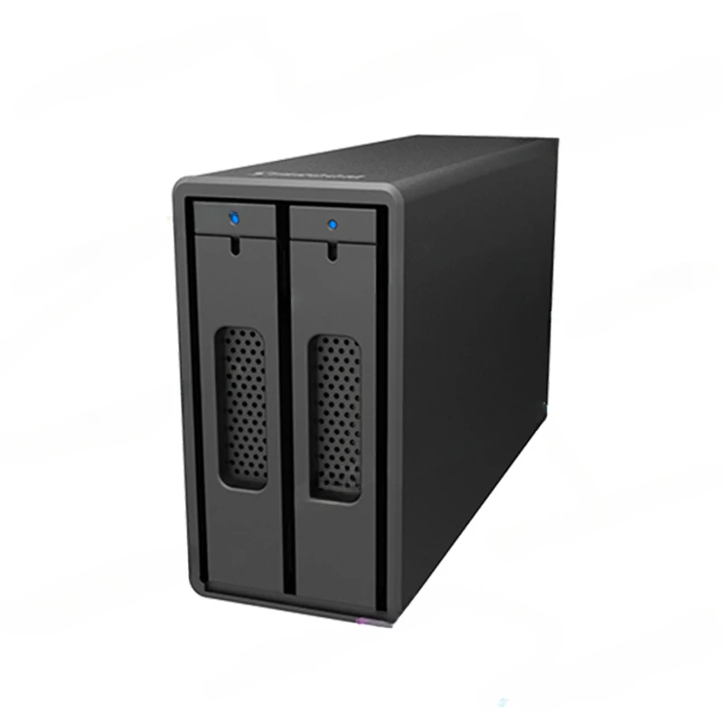 

ST2-B31A Чехол для жесткого диска USB3.2Gen2 10G типа C RAID0/1 Поддержка Thunderbolt 3