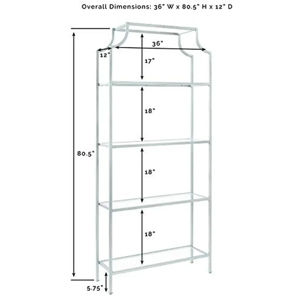 Etagere Estante Industrial, 4-Tier Vidro, Óleo-friccionado, Bronze Display Organizer, Pagode Estilo