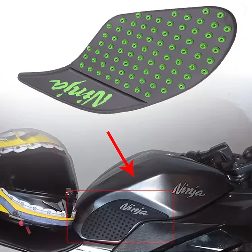 Pegatina de protección de tanque de combustible para motocicleta, pegatina antideslizante para tanque Kawasaki NINJA Ninja 125 250 Ninja 300