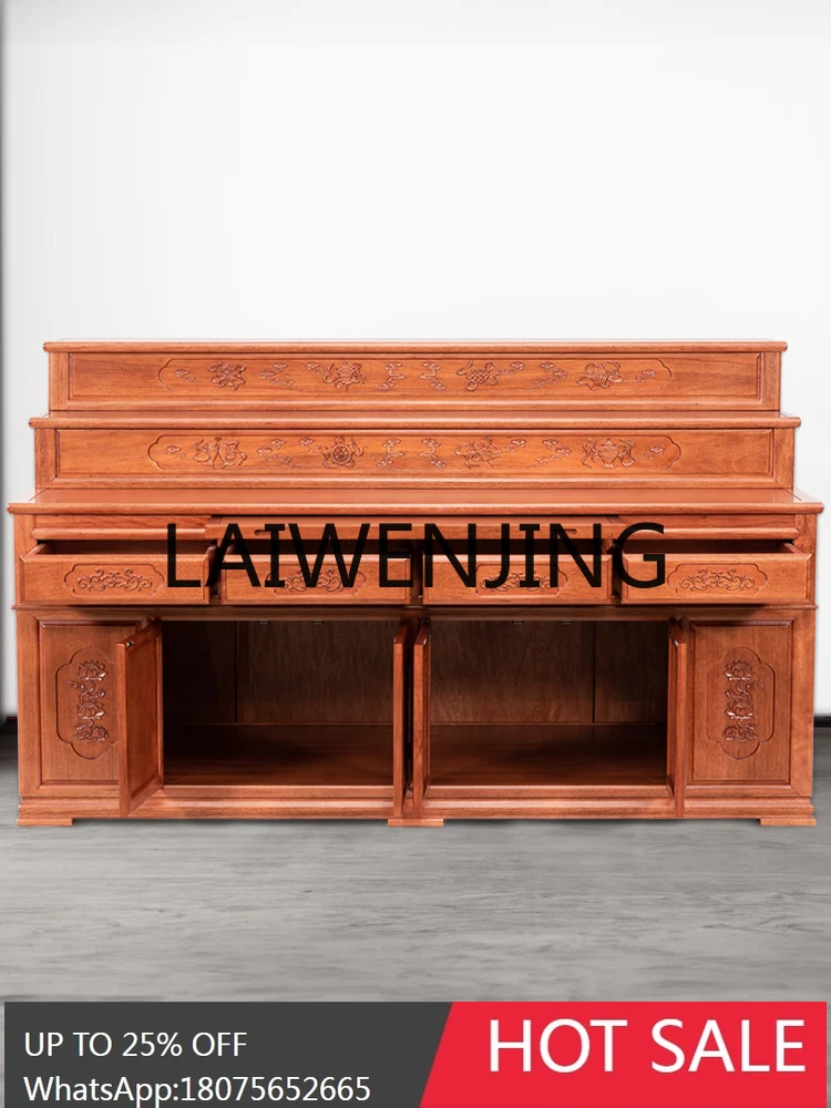 Three-Layer Solid Wood Buddha Shrine Household Step Incense Burner Table Chinese Tibetan Altar Cabinet Ladder Buddha Table