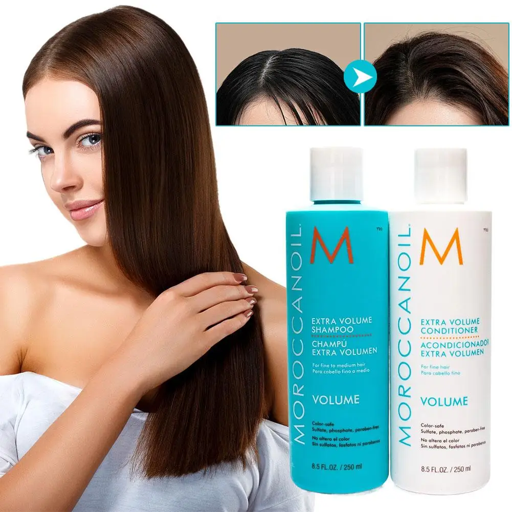 

250ML Voluminous Moisturizing Shampoo Smooth Hair Care Conditioner Hair Repairs Gently Cleanses Deeply Nourishing The Scalp