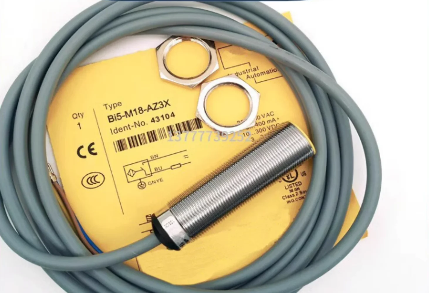 

2pcs Proximity switch Bi5-M18-AZ3X Bi5-M18-RZ3X Ni8-M18-AZ3X