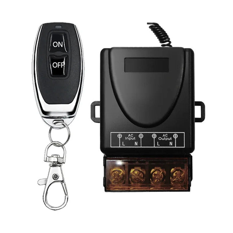 

AC 110V 220V 230V Wireless Remote Control Switch 433MHz 30A High Current For Motor Water Pump Wireless Switch Car Power Remote