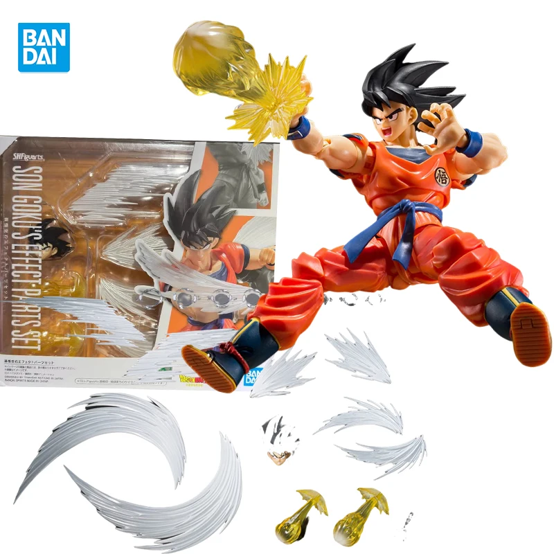 

Bandai Genuine Wukong's special effect piece suit SHF Dragon Ball Anime figure Movable toy Action Figures Doll for Collectors