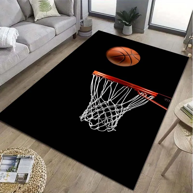 Basketball Hoop Art Pattern Floor Rug Carpets 15 Sizes Living Room Bedroom Bedside Bathroom Floor Mat Area Rug Room Decor Gift