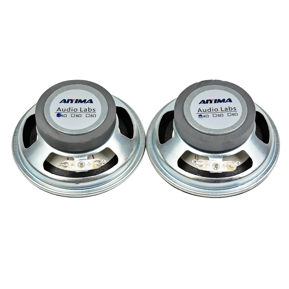 AIYIMA 2Pcs 3Inch Audio Portable Speakers 4Ohm 10W Mini Column DIY For Multimedia Bluetooth Speaker Home Theater Sound System