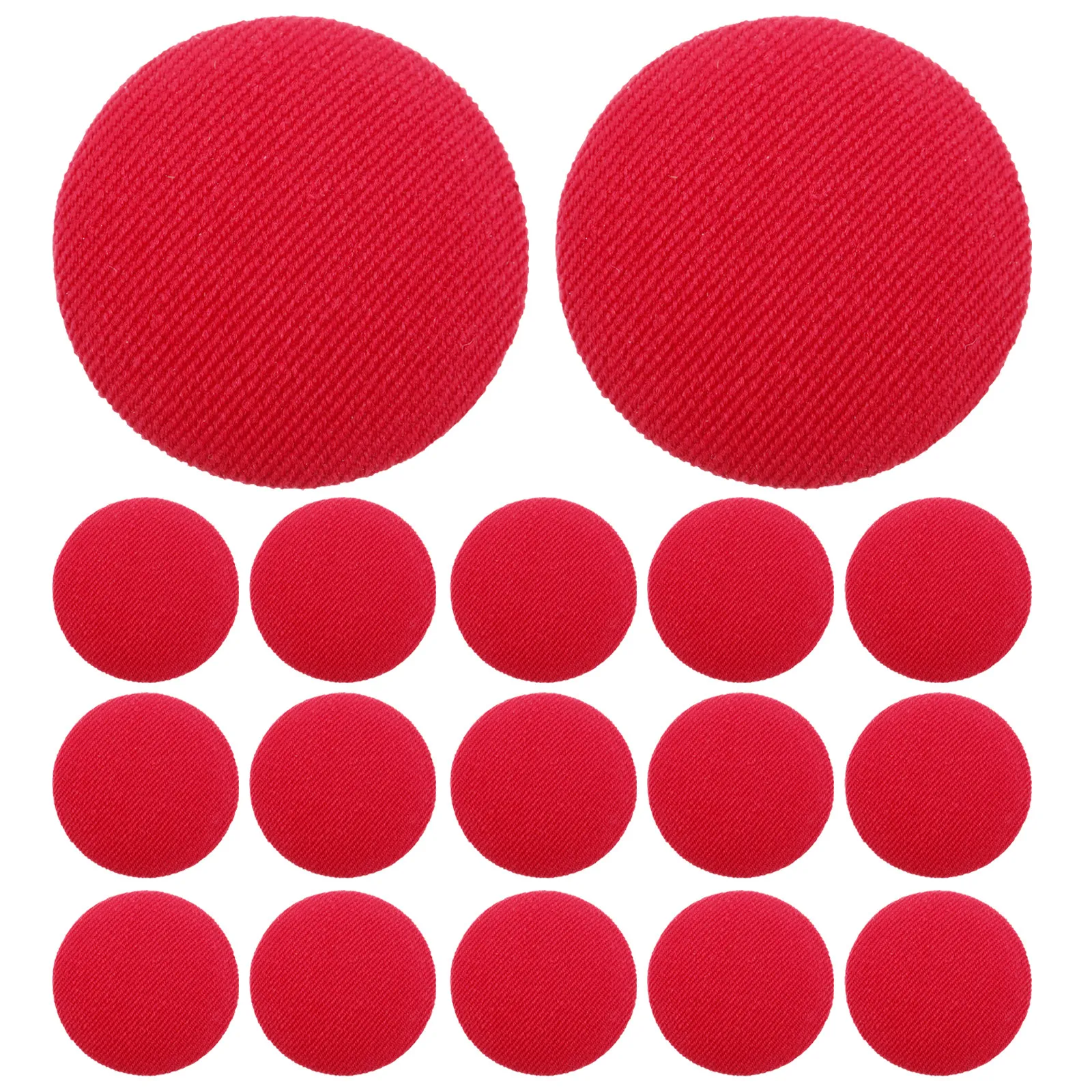 20Pcs Round Cloth Covered Buttons Vintage Style Coat Jacket Sewing Buttons for Men Women DIY Overcoat Blazer Replacement