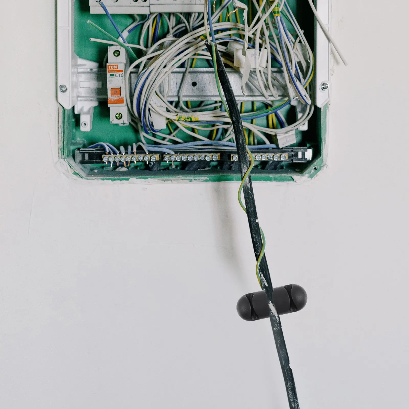 

10Pcs 3-Slot Cord Organizer Clip Tpr Desktop Cable Holder for Wire Management Self-Adhesive Cable Clips for Clean Desk Setup