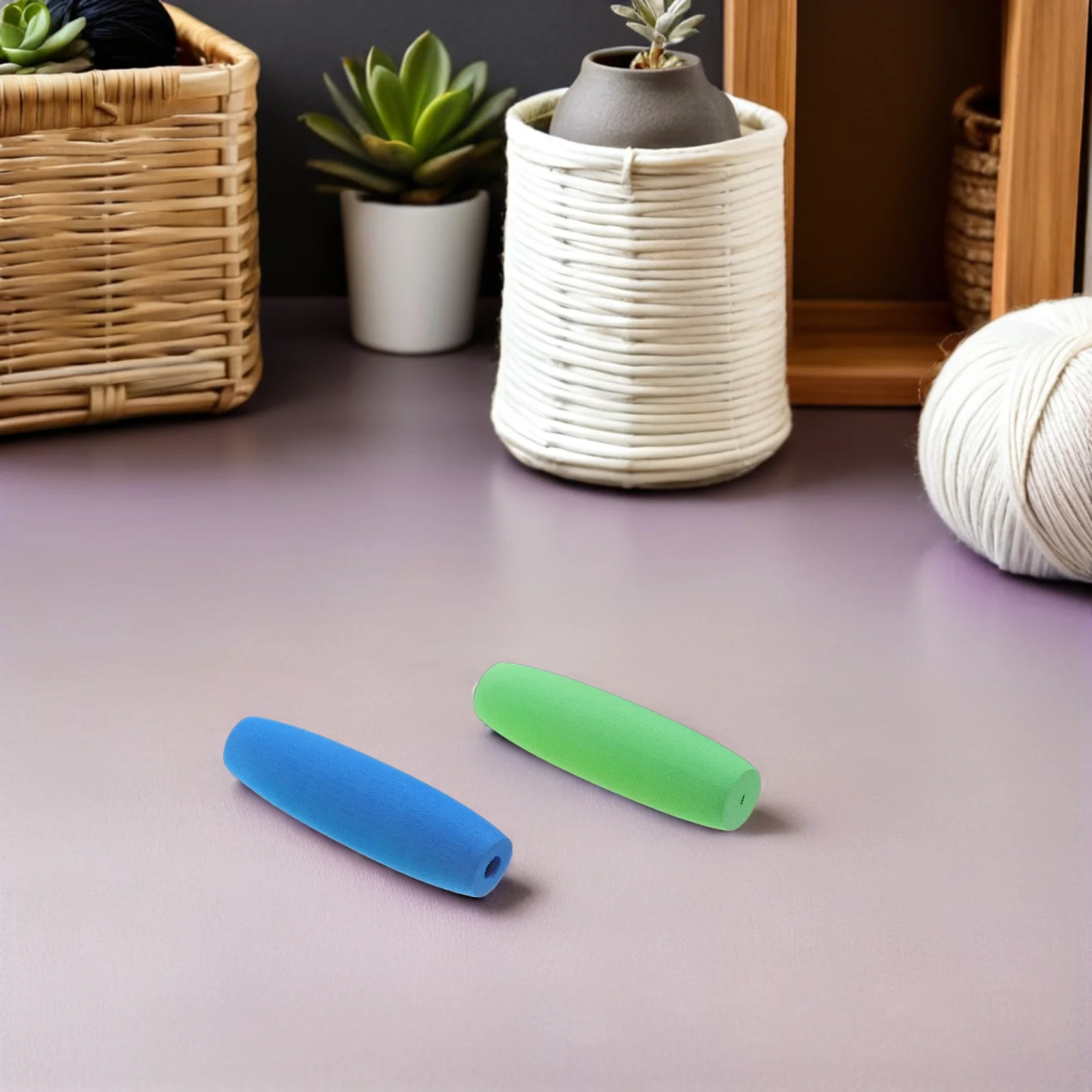 

15 Pcs Crochet Grip Handle Hook Comfort Grips Anti-slip Sleeve Attachment EVA Cover