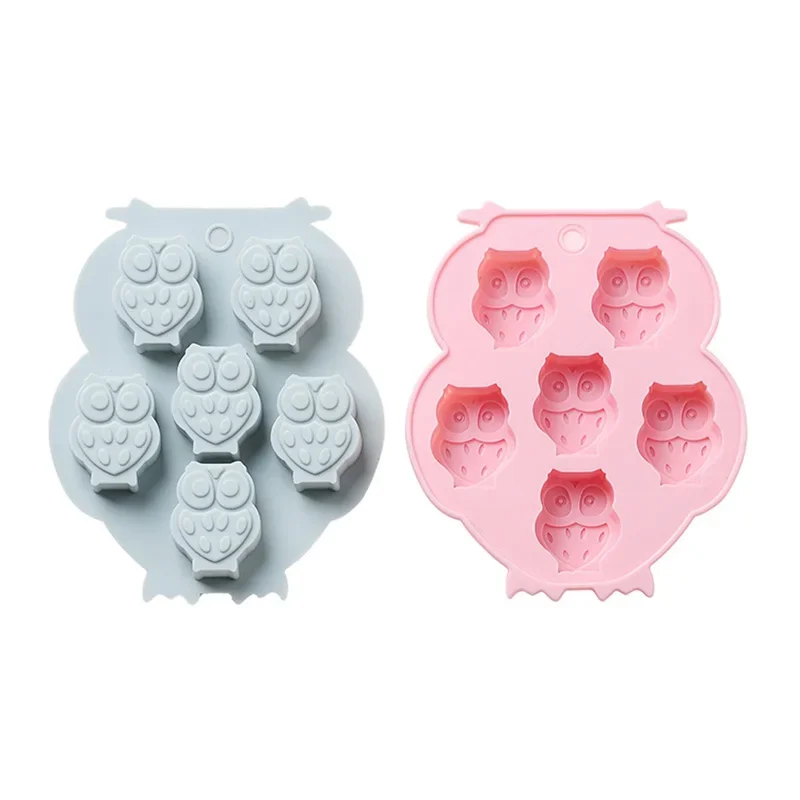 

Mini Owl Silicone Chocolate Mold Cookie Baking Accessories DIY Reusable Ice Tray Candy Cake Decorating Tools Pastry Baking Mold