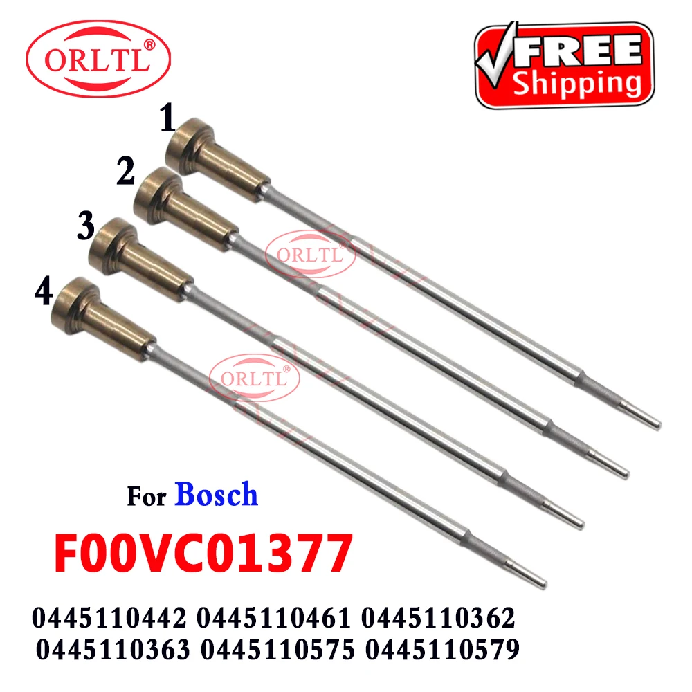 ORLTL F 00V C01 377 Diesel Injector Valve F00VC01377 For Bosch 0445110442 0445110461 0445110362 0445110363 0445110575 0445110579