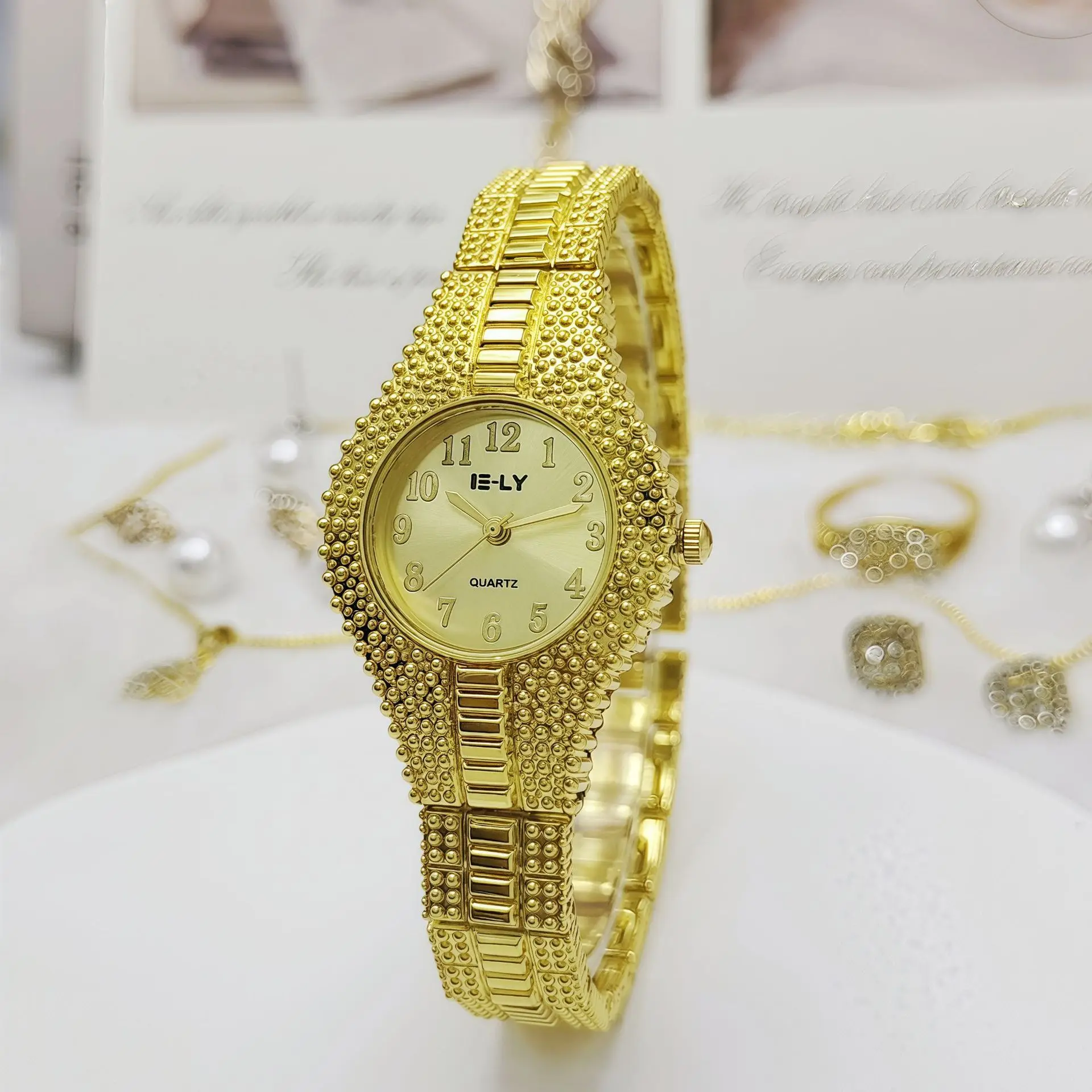 

Лучший бренд, женские часы, простые элегантные золотые кварцевые часы с маленьким циферблатом, модные наручные часы Montre Relogio Feminino, подарки