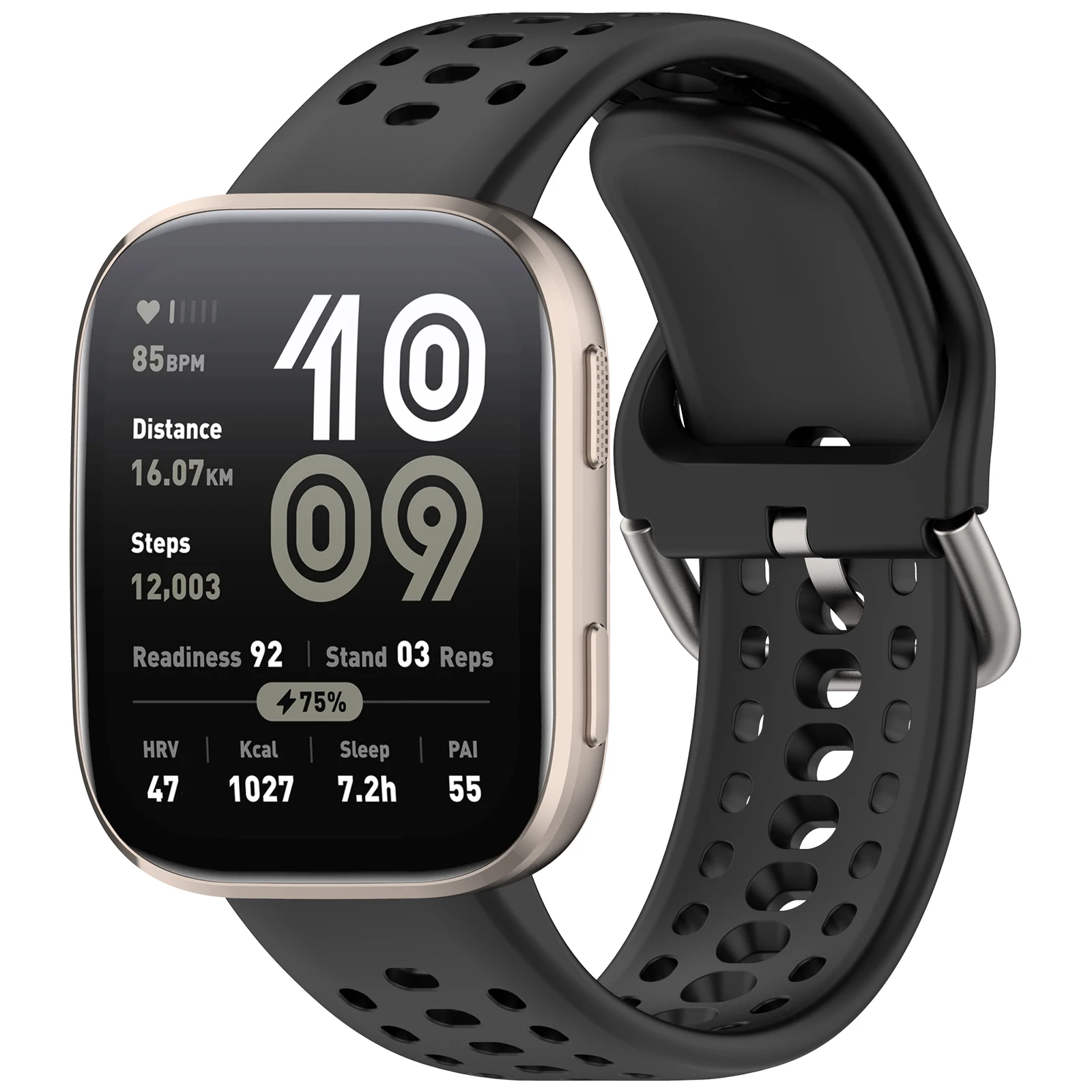 Originales Silikonarmband für Amazfit Bip 6, Zubehör, Sportarmband, atmungsaktiv, weich, Armband, Correa, Pulseras für Amazfit Bip6. – Detail 5