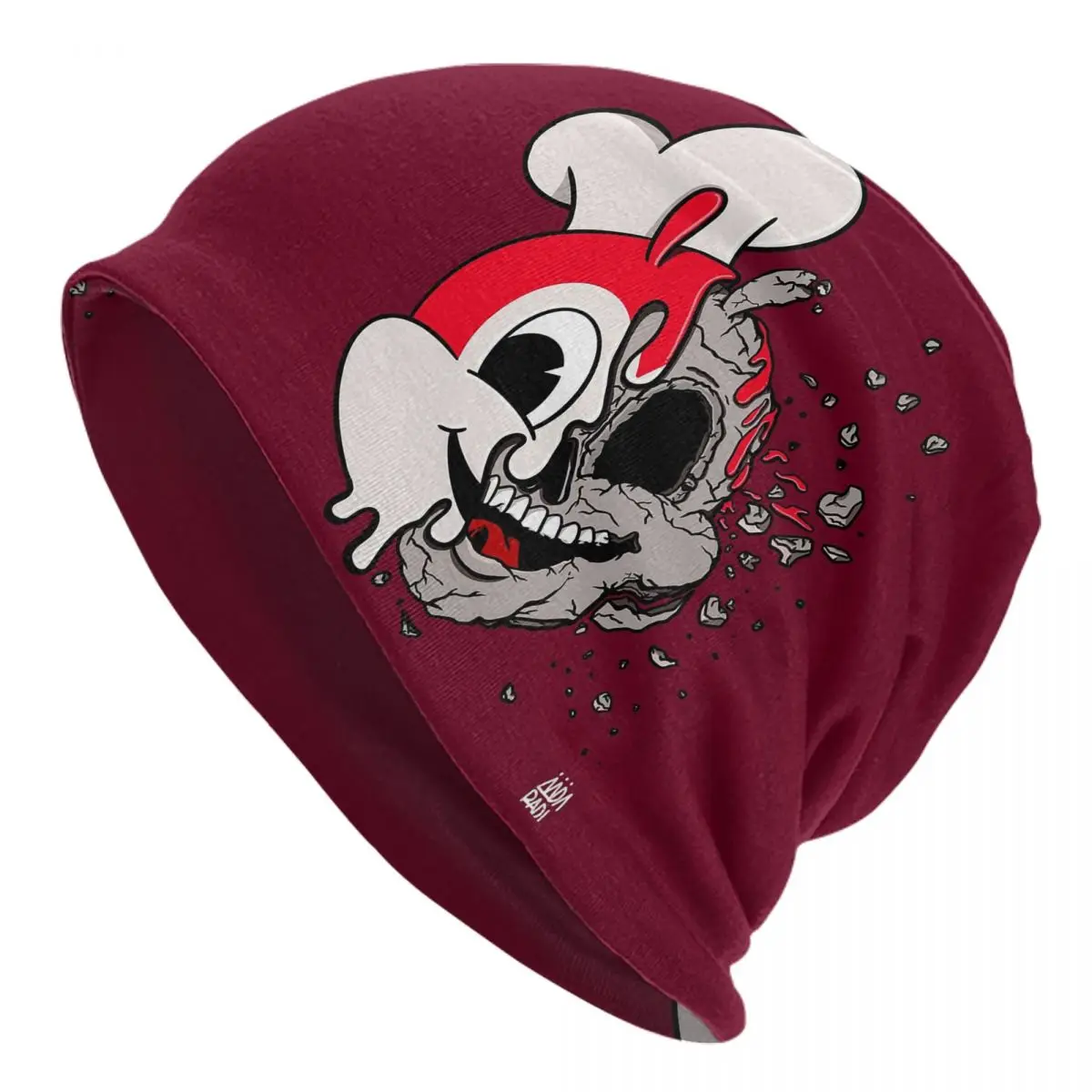 

JOLLIBEE ACID POPART REMIX FILIPINO BACKPRINT Men Women Adult Beanies Caps Knitting Bonnet Hat Warm Hip Hop Skullies Hats