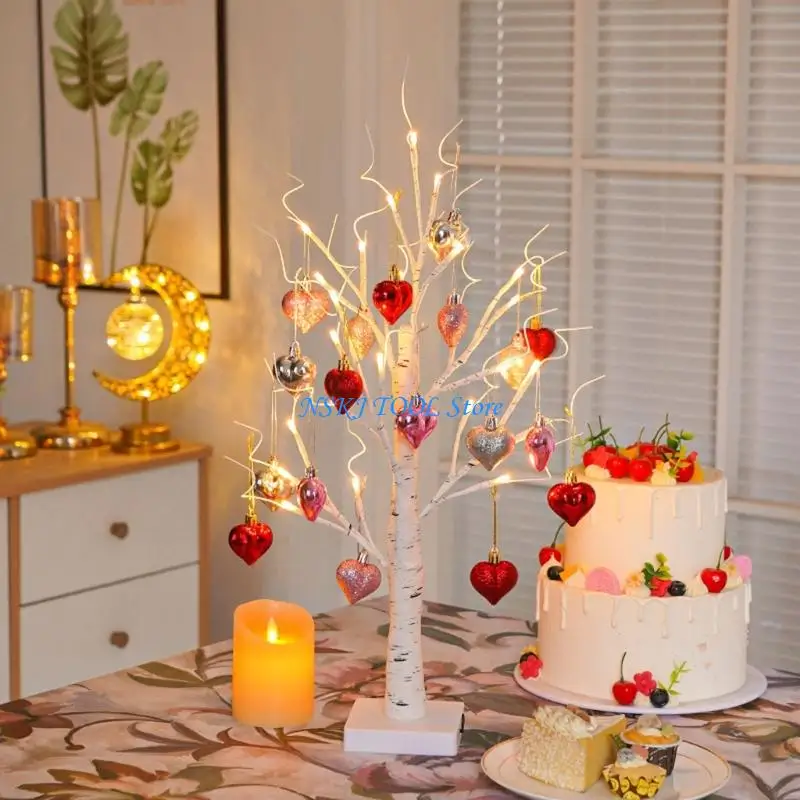L8RC Heart Tree LED String Lights Providing Natural Garden Illuminations