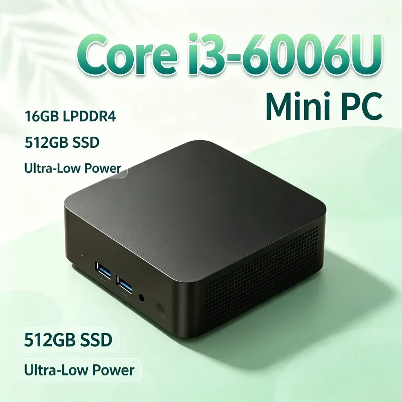インテル-i3-6006u-ミニデスクトップpc-16gb-ram-1tb-2tb-m2-ssd-wifi-6-bt52-低消費電力-nvme-オフィス-プロ-マックス