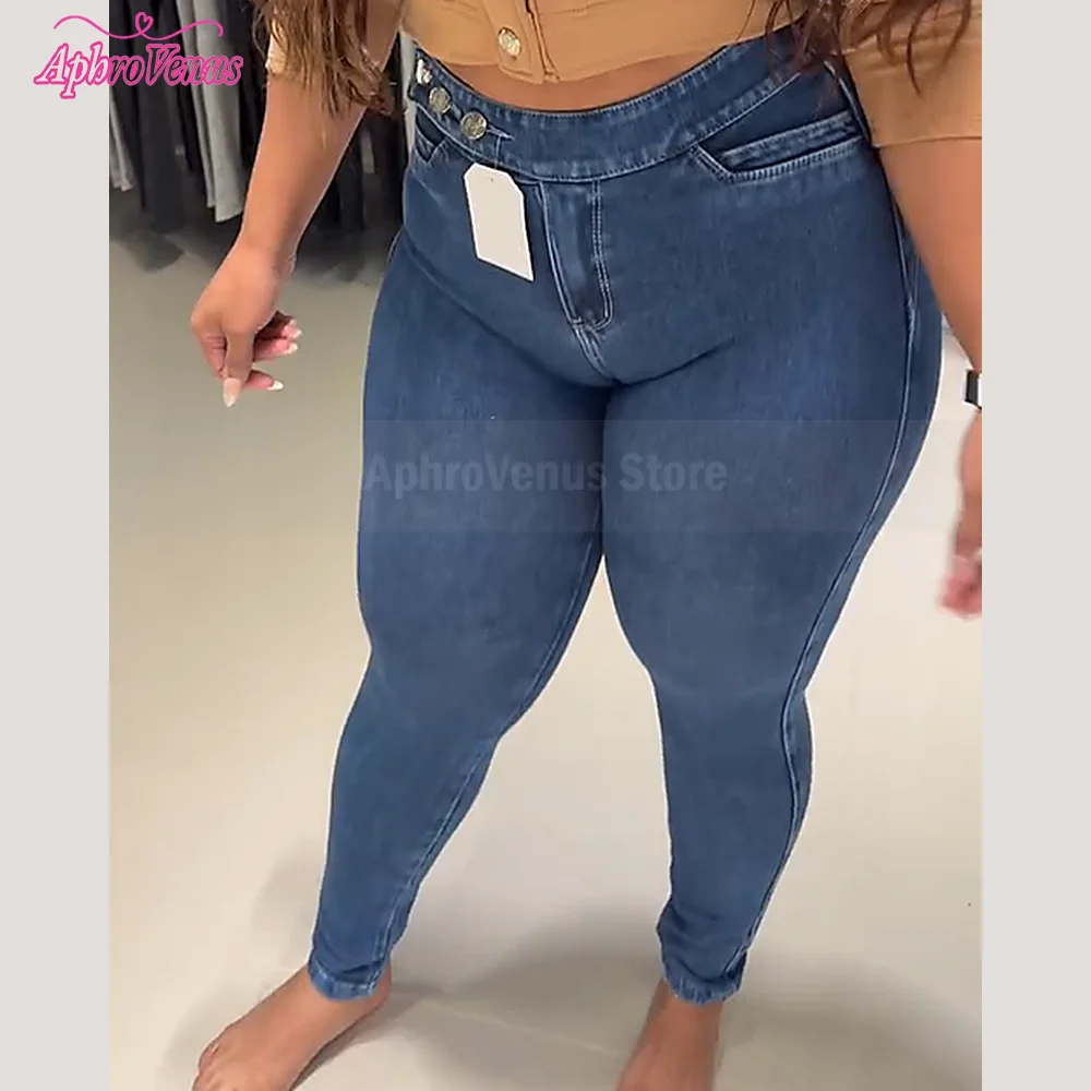 

High Quality Jeans Fashion Design High Waist Skinny Jeans Ankle Length Denim Pants European Style Tight Butt Lifter Pant