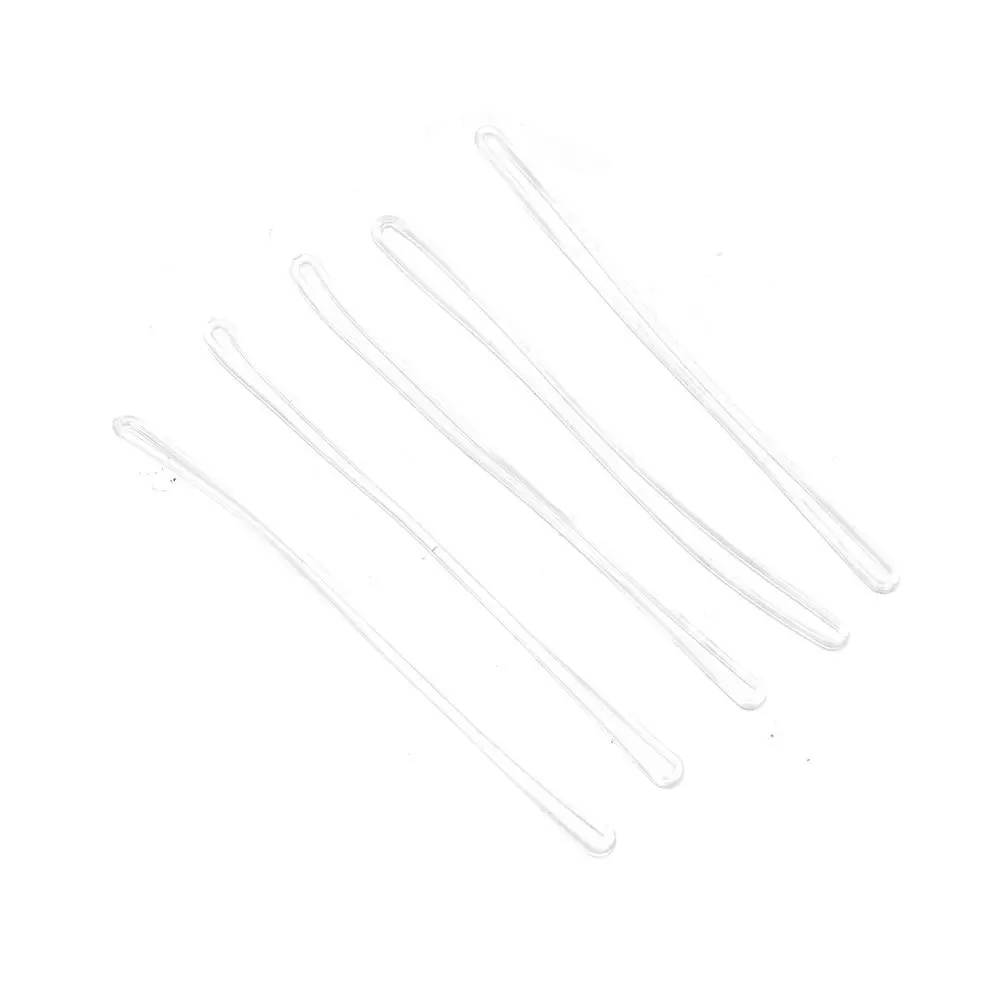 30 Pcs Tags 6 Inch Luggage Loops Straps PVC Transparent Name Tag Loop Transparent Plastic Office