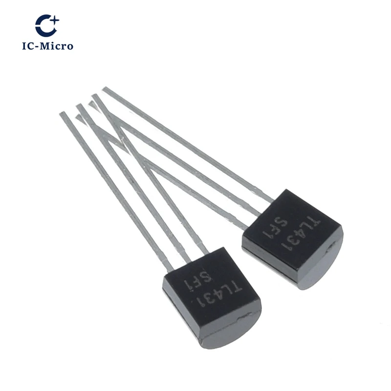 XCW 50 قطعة TL431 TL431A مراجع الجهد 2.5-36 فولت Prog ضبط