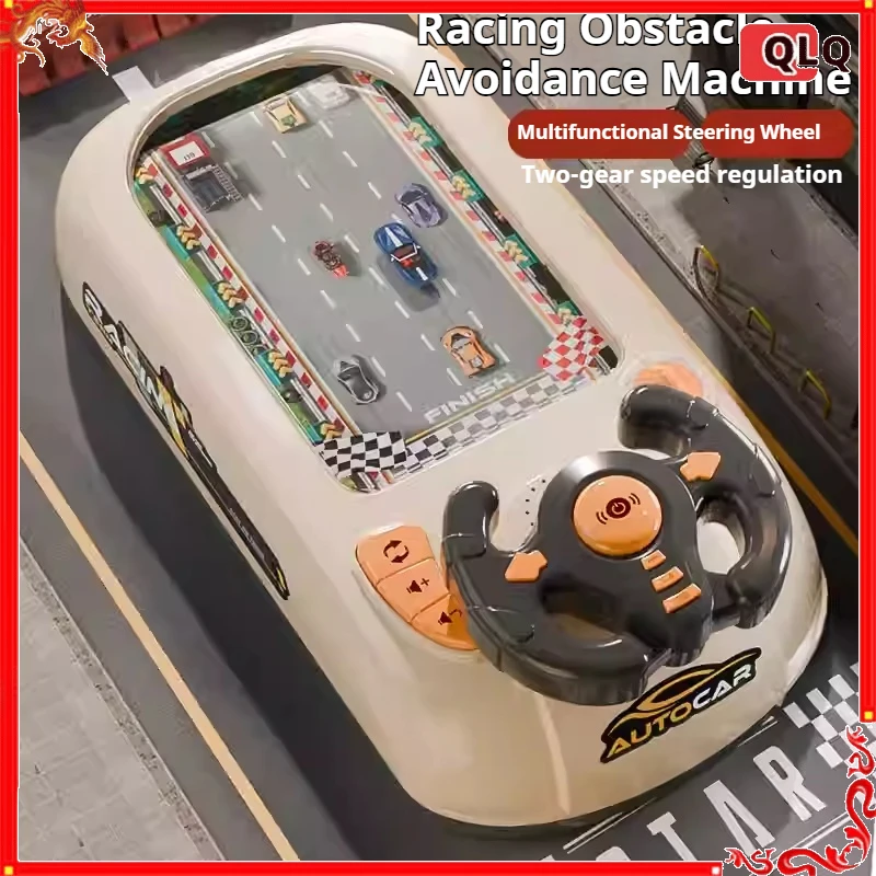 New Children's Steering Wheel Driving Toys Dodge Vehicle Electronic Simulation Racing Adventure Game Console Kid Toys Cool Gifts