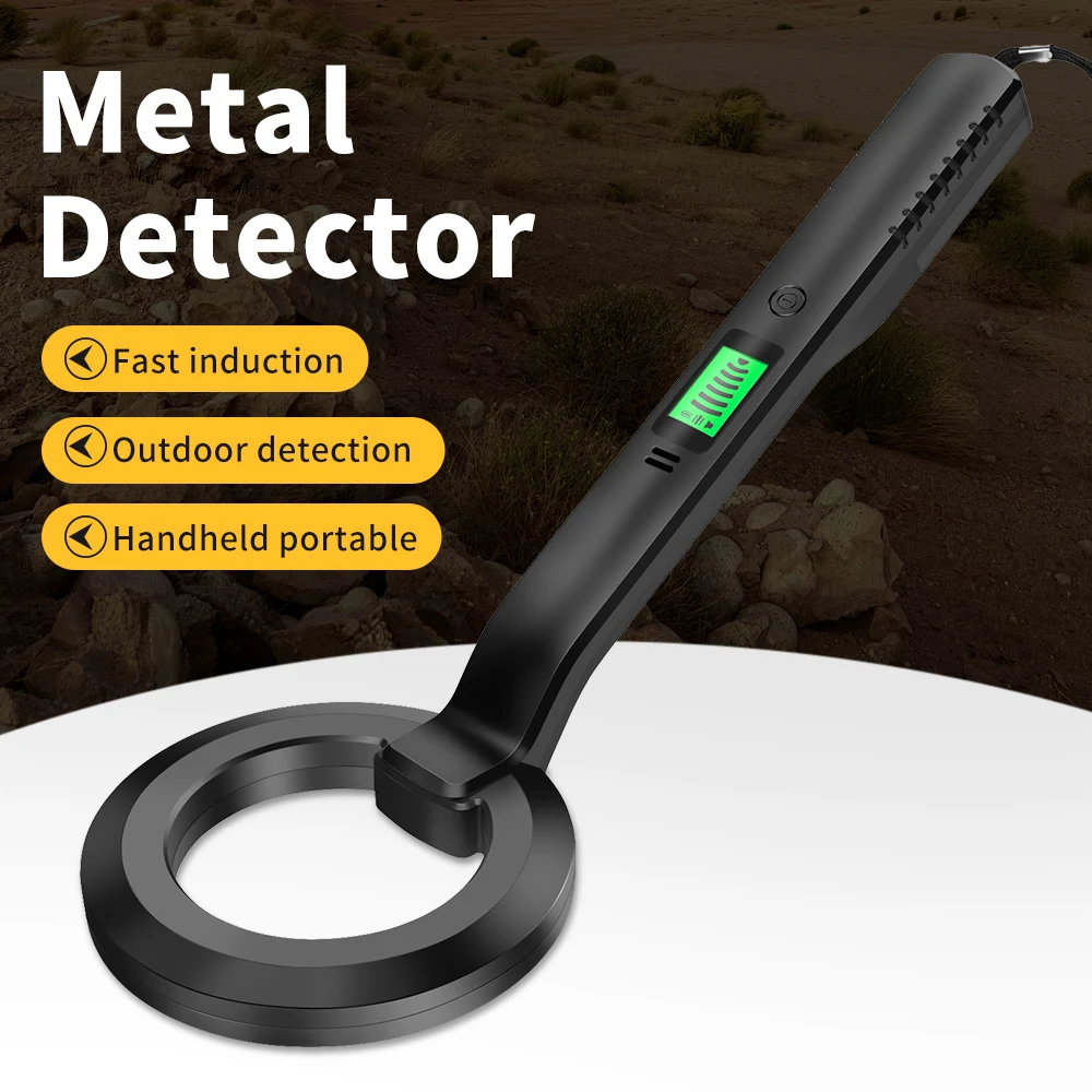 Metal Detector LCD Waterproof Coins Positioning Device Underground Underwater Treasure Metal Scanner Multipurpose Metal Finder