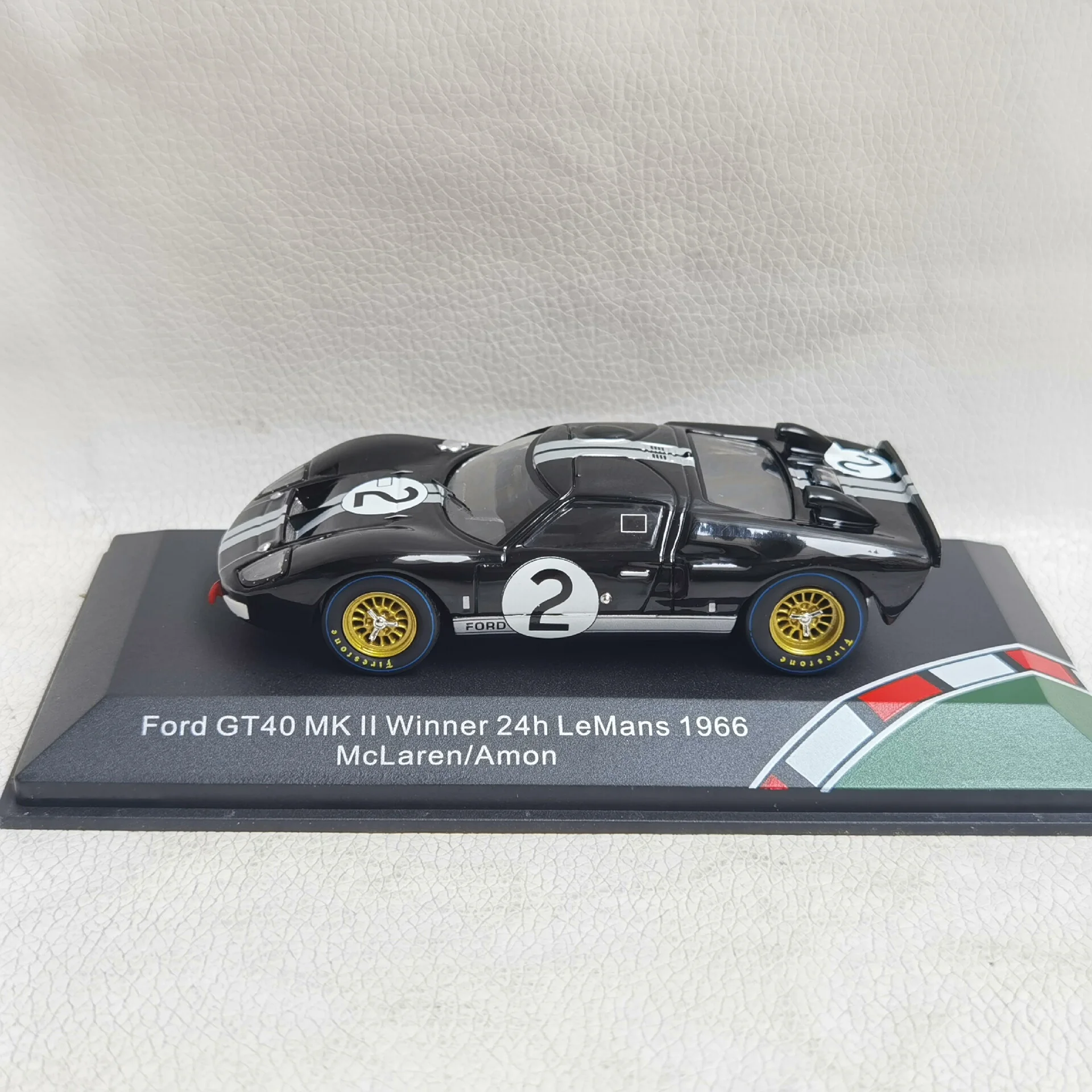 Diecast CMR Skala 1/43 FORD GT40 MK II LeMans 1966 # 2 Model Mobil Alloy