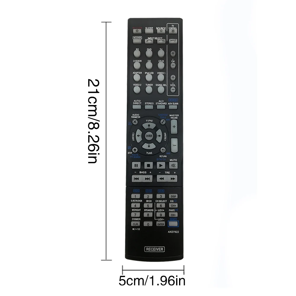 Replacement AXD7622 Remote Pioneer Receiver for Pioneer Receiver VSX-321VSX-321K-P VSX-420-K VSX-421 VSX-524 VSX-524-K VSX-819H