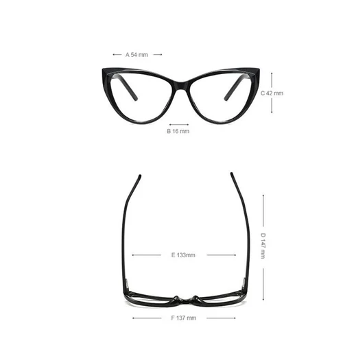 Imagen 2 del producto Gafas para miopía con montura de leopardo para mujer TR90, gafas graduadas antirayos azules de menos grados, 0-0,5-0,75 a-6