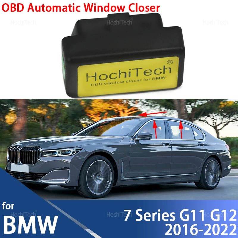 

Для BMW 7 серии G11 G12 2016-2022: Модуль для тюнинга и автоматического закрытия люка с функцией подъема стекол через OBD