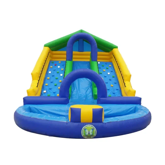 Cheap Inflatable Water Pool Swimming Pool Slide Climbing Wall China Outdoor Inflatable Water Slide For Kids