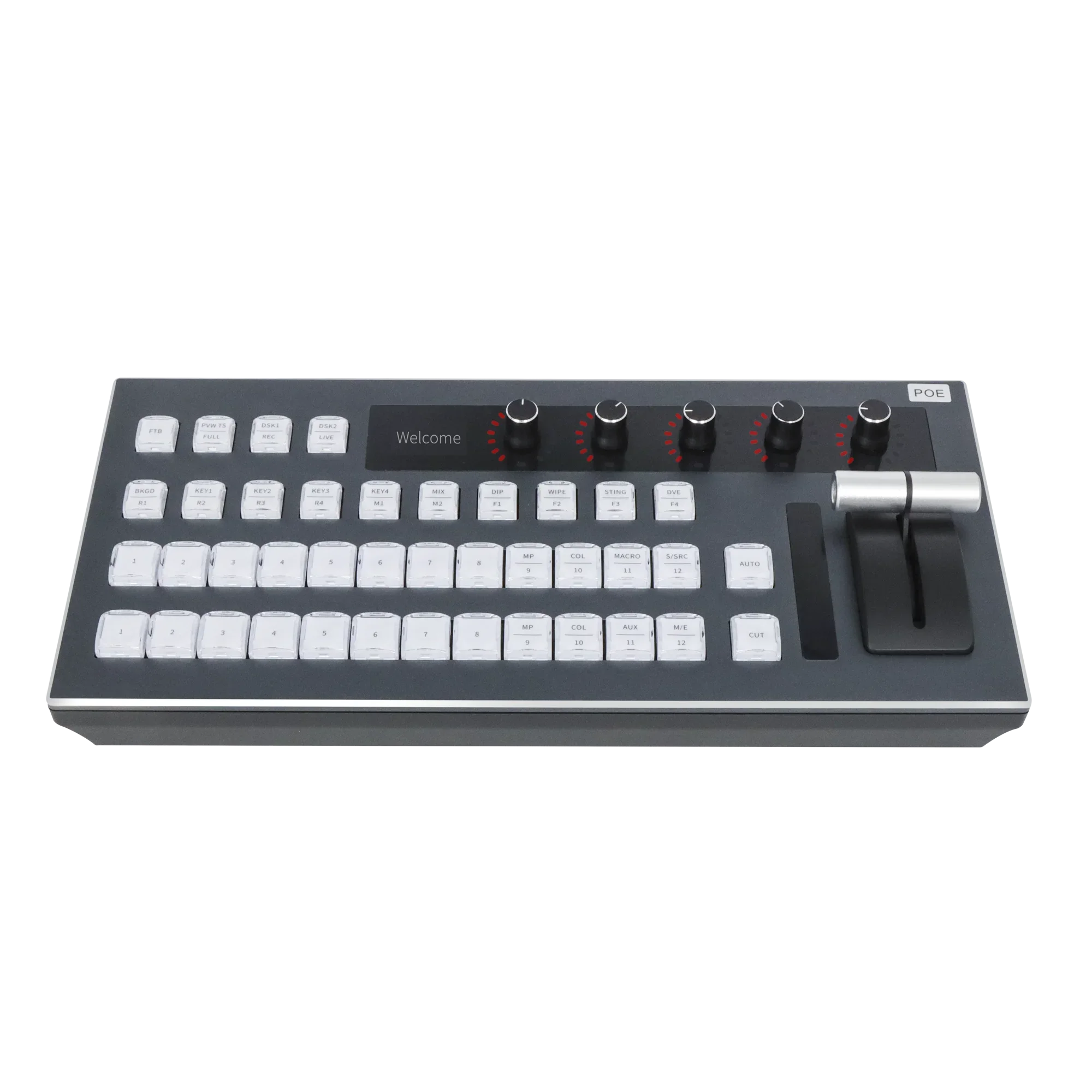 12 Channels Video Switcher Mixer Usb Lan Live Streaming Vmix Controller Vmix Software Switchboard Control Panel