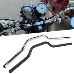 7/8'' 22MM Motorcycle Handlebar 1'' 25MM Motorbike Handle Bars Steering Wheel For Cafe Racer Tracker Scrambler Bobber