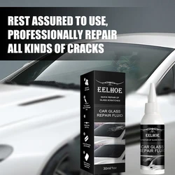 Windshield Repair Kit  30 Ml Car Glass Repair Set Lasting Windshield Crack Repair Brightening Windshield Fluid Glass Scratch Cr