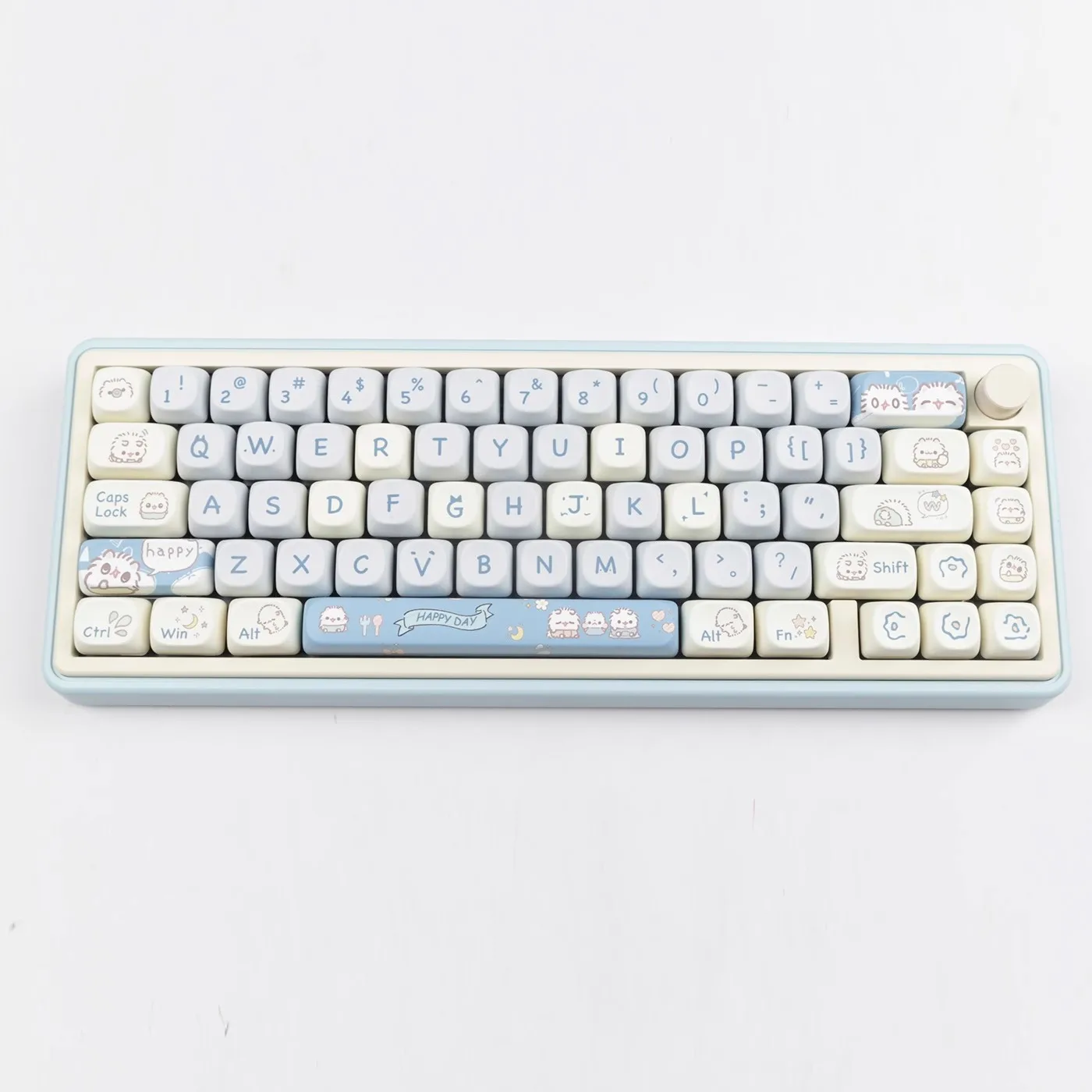 144 tasti LUCKY-Cute Kitten Theme MOA Keycap PBT Keycap sublimazione Custom Profile Key Cap per MX Switch Game tastiera meccanica